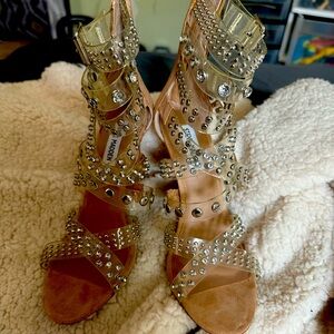 Steve Madden rhinestone heels